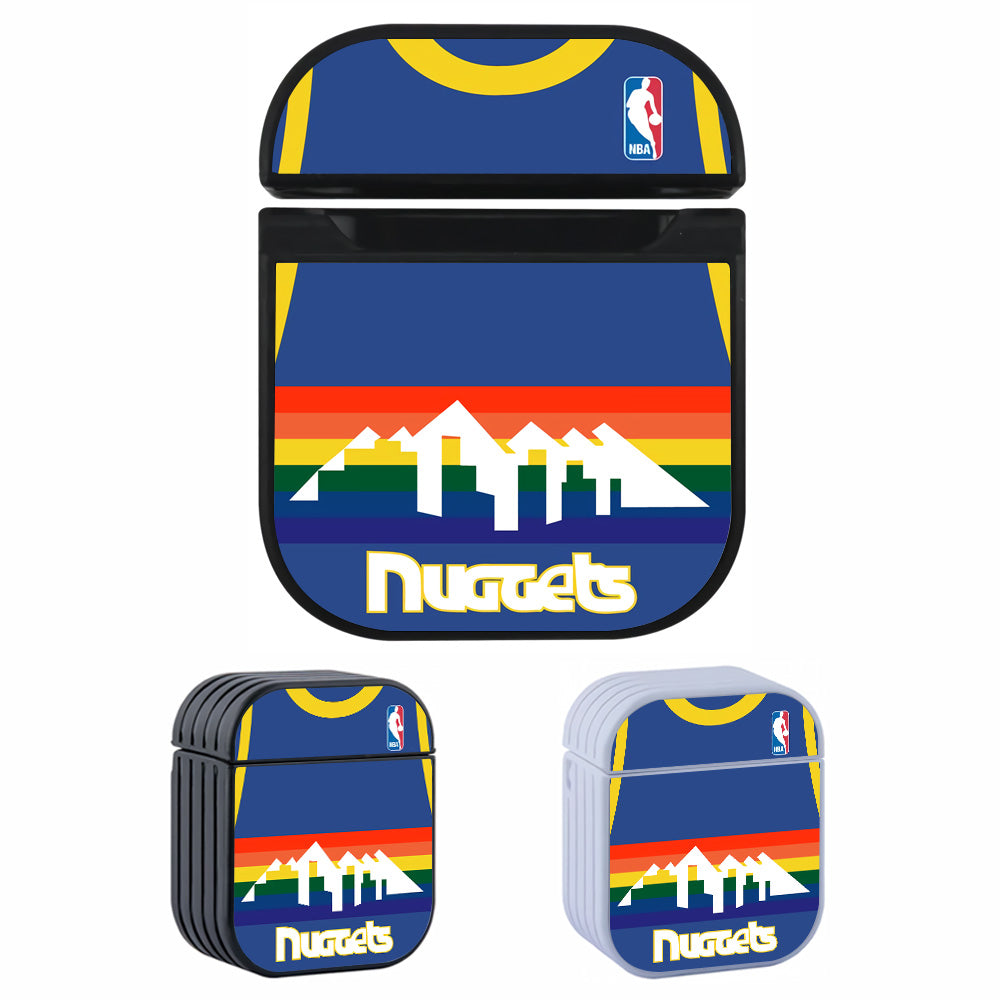 Denver Nuggets Jersey Team Hard Plastic Case Cover For Apple Airpods