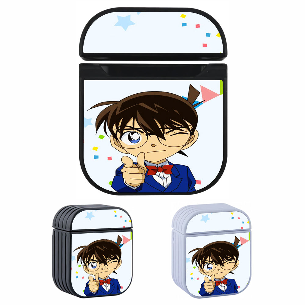 Detective Conan Character Hard Plastic Case Cover For Apple Airpods