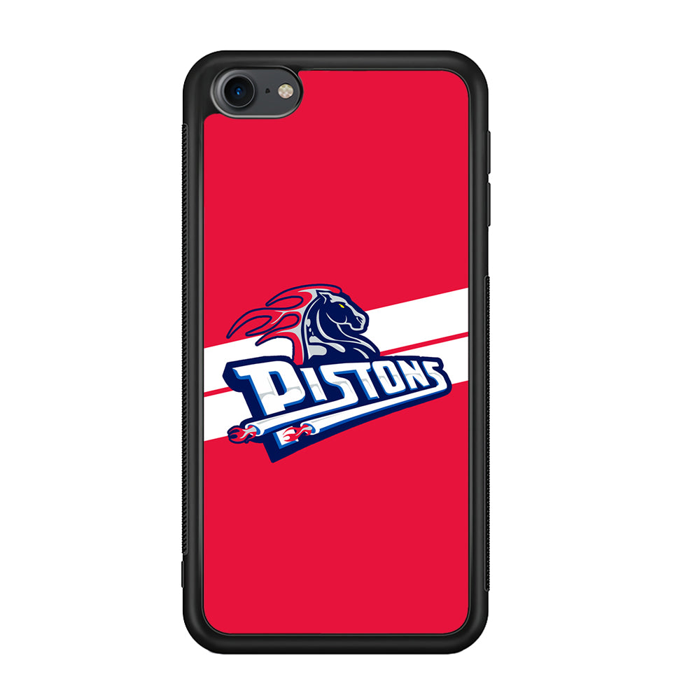 Detroit Pistons White Stripe iPod Touch 6 Case - Ezzystore