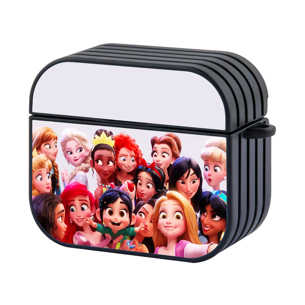 Disney Princess Selfie Hard Plastic Case Cover For Apple Airpods 3 - Ezzystore
