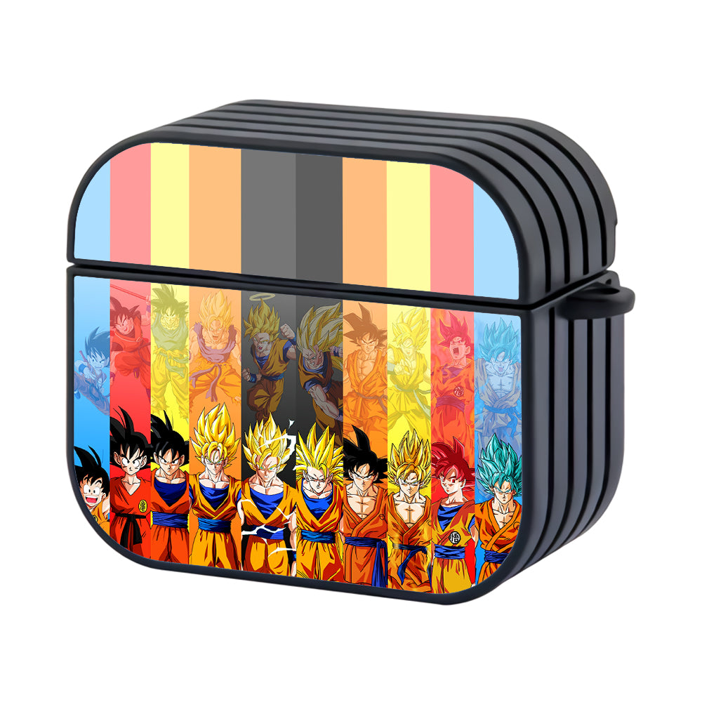 Dragon Ball Z Goku Transformation Hard Plastic Case Cover For Apple Airpods 3
