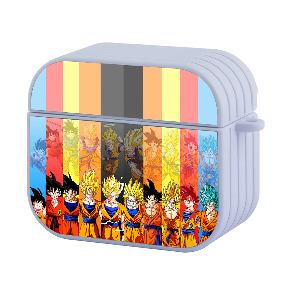 Dragon Ball Z Goku Transformation Hard Plastic Case Cover For Apple Airpods 3