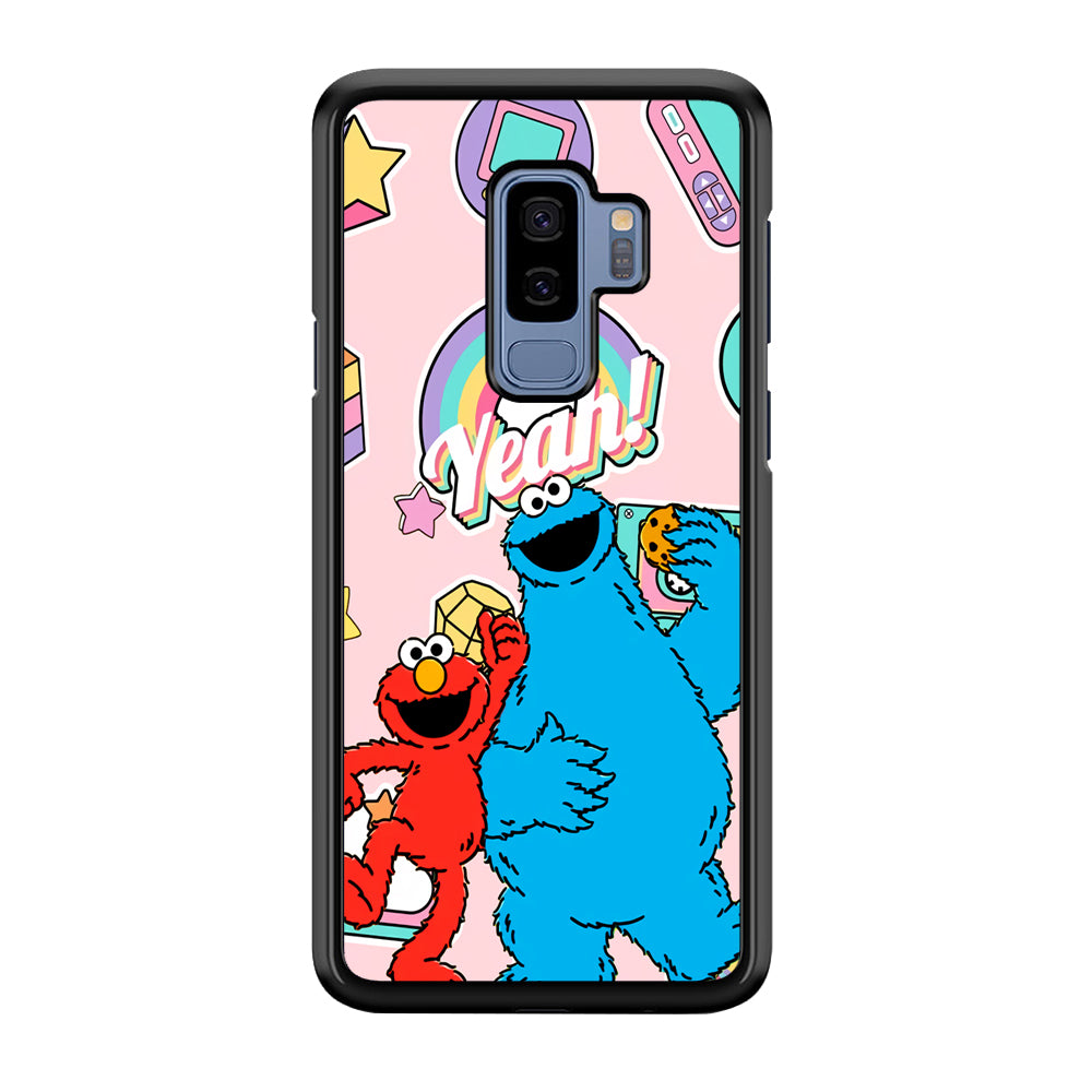Elmo And Cookie Vintage Style Samsung Galaxy S9 Plus Case