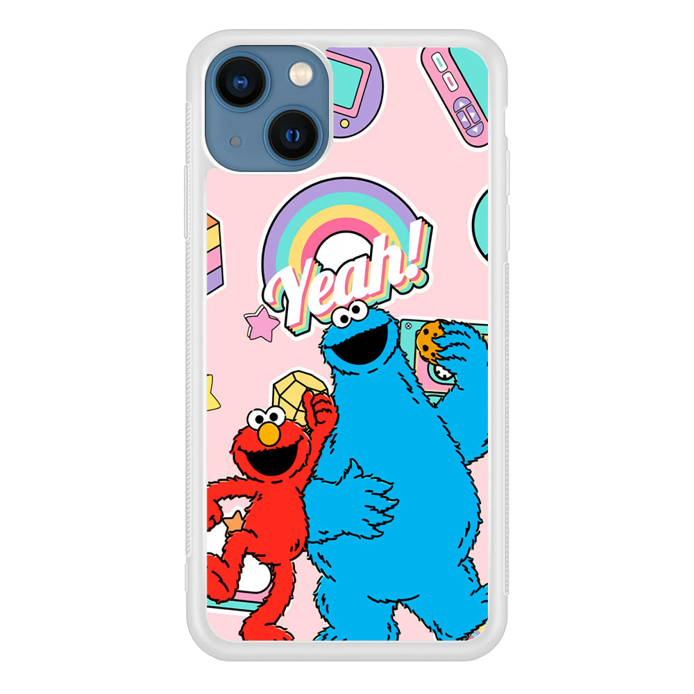 Elmo And Cookie Vintage Style iPhone 14 Plus Case