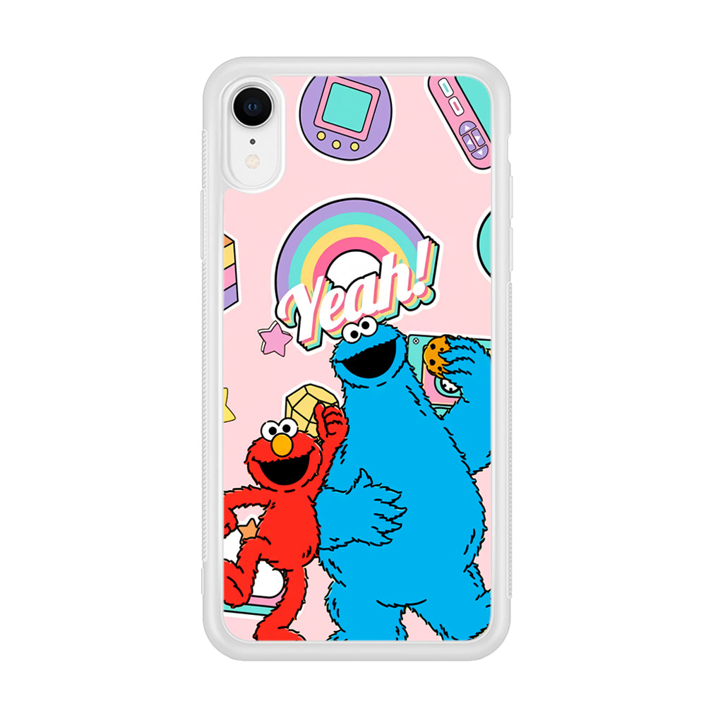 Elmo And Cookie Vintage Style iPhone XR Case