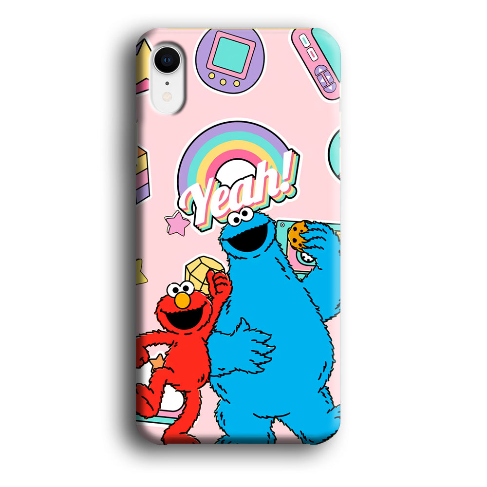 Elmo And Cookie Vintage Style iPhone XR Case