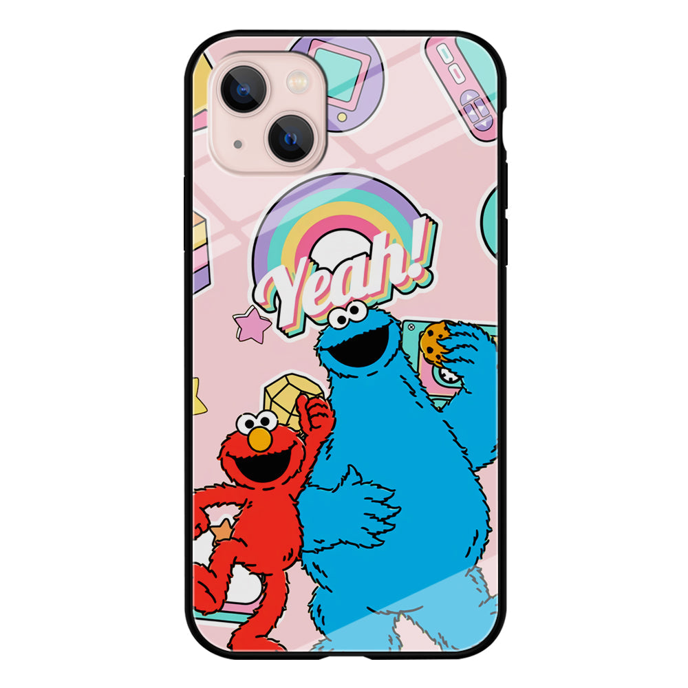 Elmo And Cookie Vintage Style iPhone 14 Plus Case