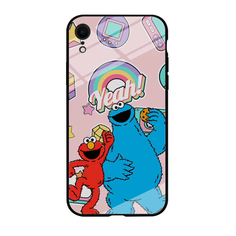 Elmo And Cookie Vintage Style iPhone XR Case