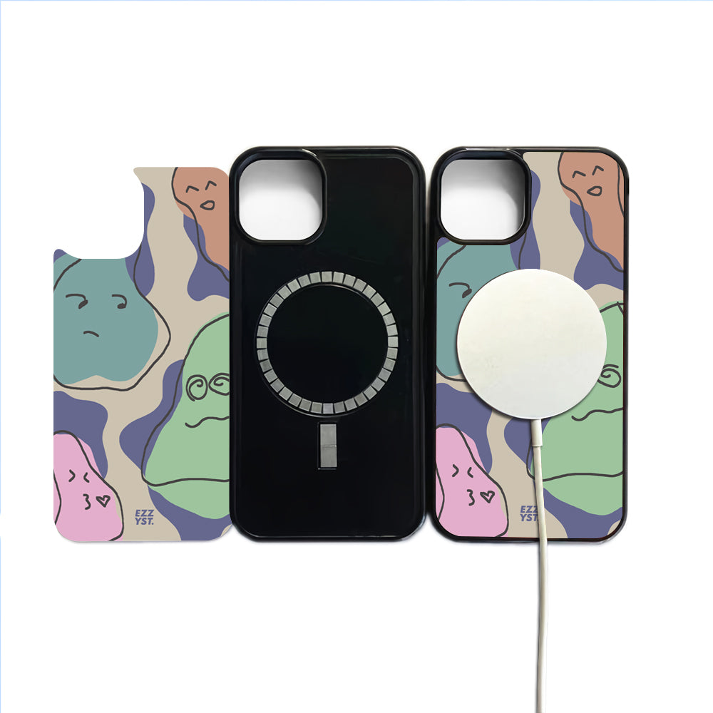Expression Cloud Entertain and Laugh Magsafe iPhone Case