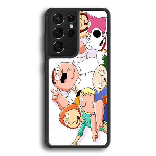Family Guy Happy Moment Samsung Galaxy S21 Ultra Case - Ezzystore