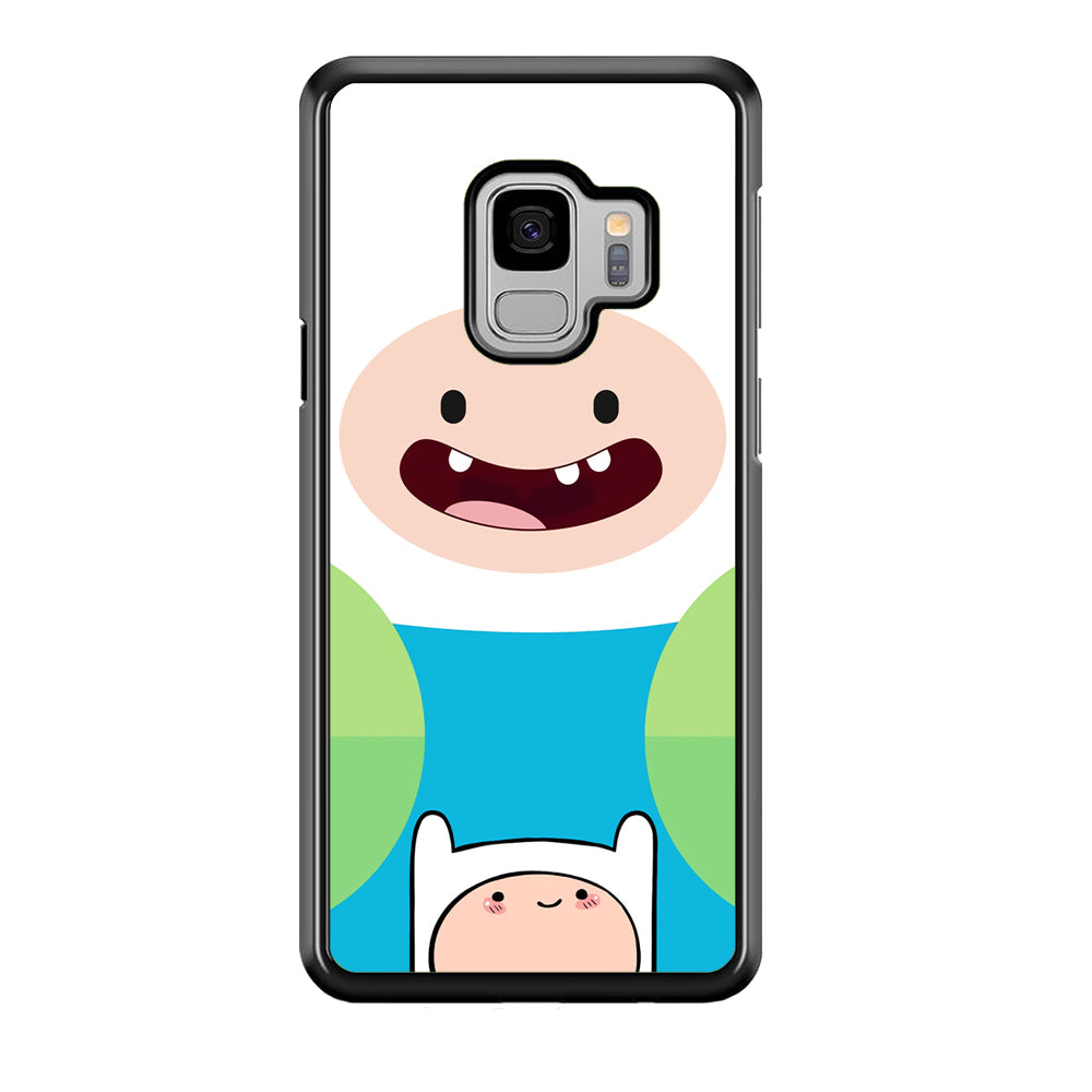 Fin Adventure Time Smiling Face Samsung Galaxy S9 Case