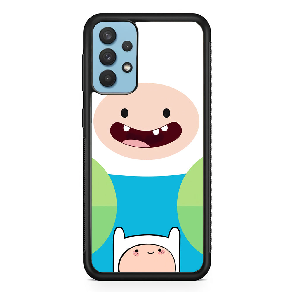 Fin Adventure Time Smiling Face Samsung Galaxy A32 Case