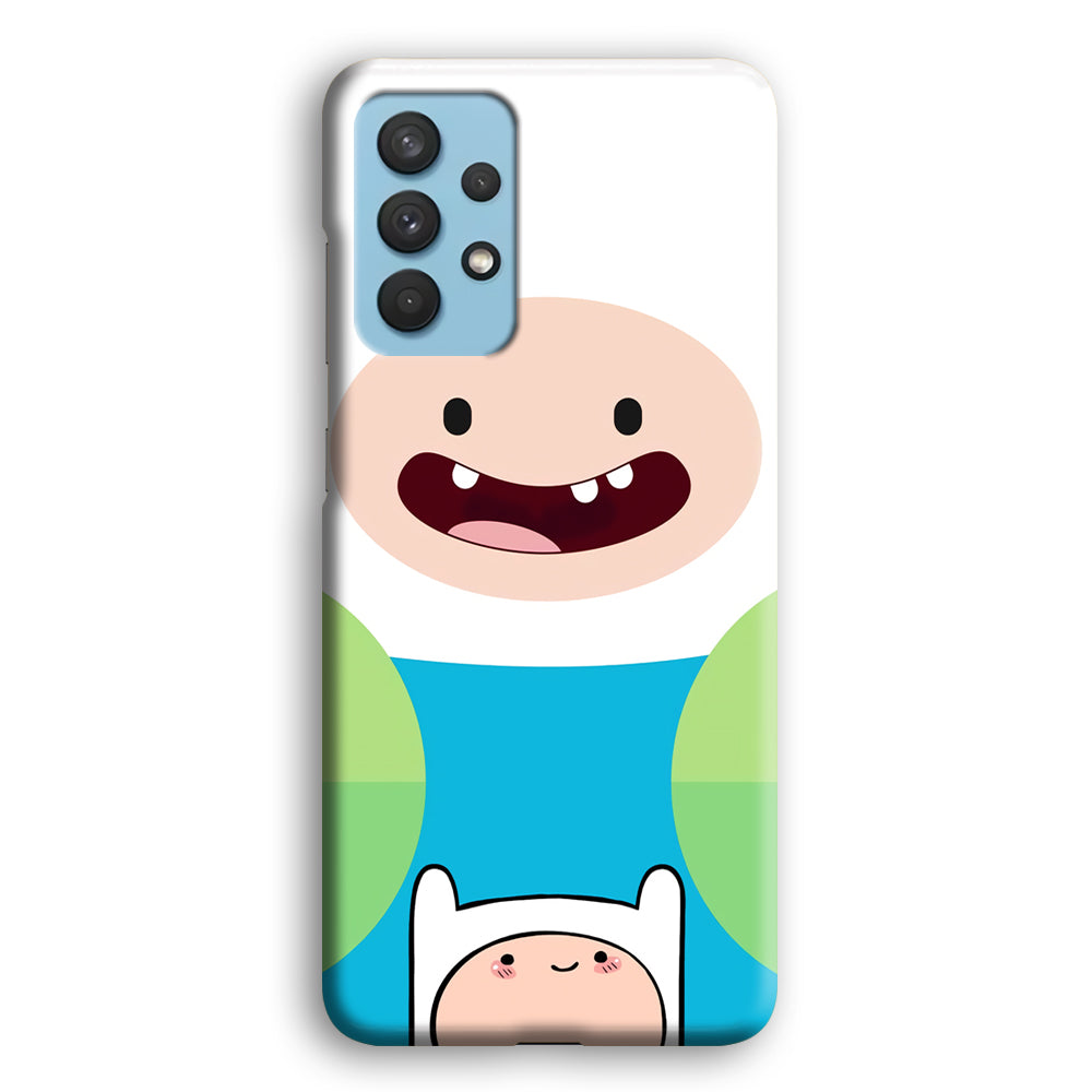 Fin Adventure Time Smiling Face Samsung Galaxy A32 Case