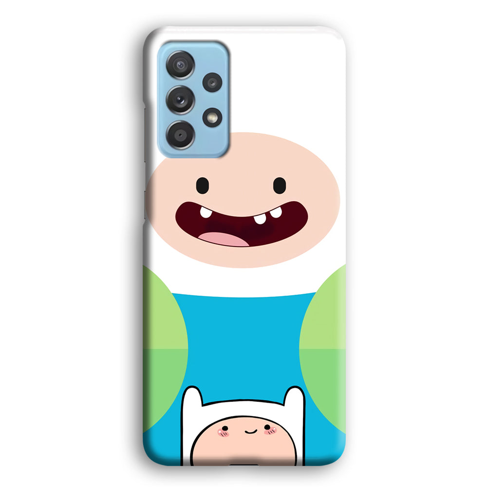Fin Adventure Time Smiling Face Samsung Galaxy A52 Case