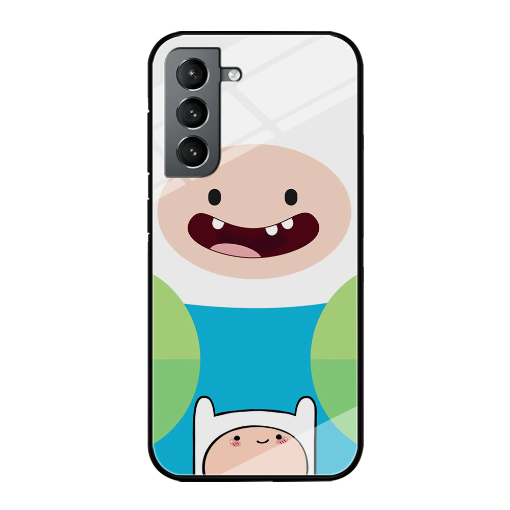 Fin Adventure Time Smiling Face Samsung Galaxy S21 Case