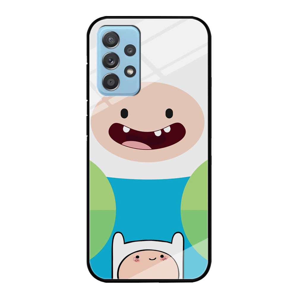 Fin Adventure Time Smiling Face Samsung Galaxy A52 Case