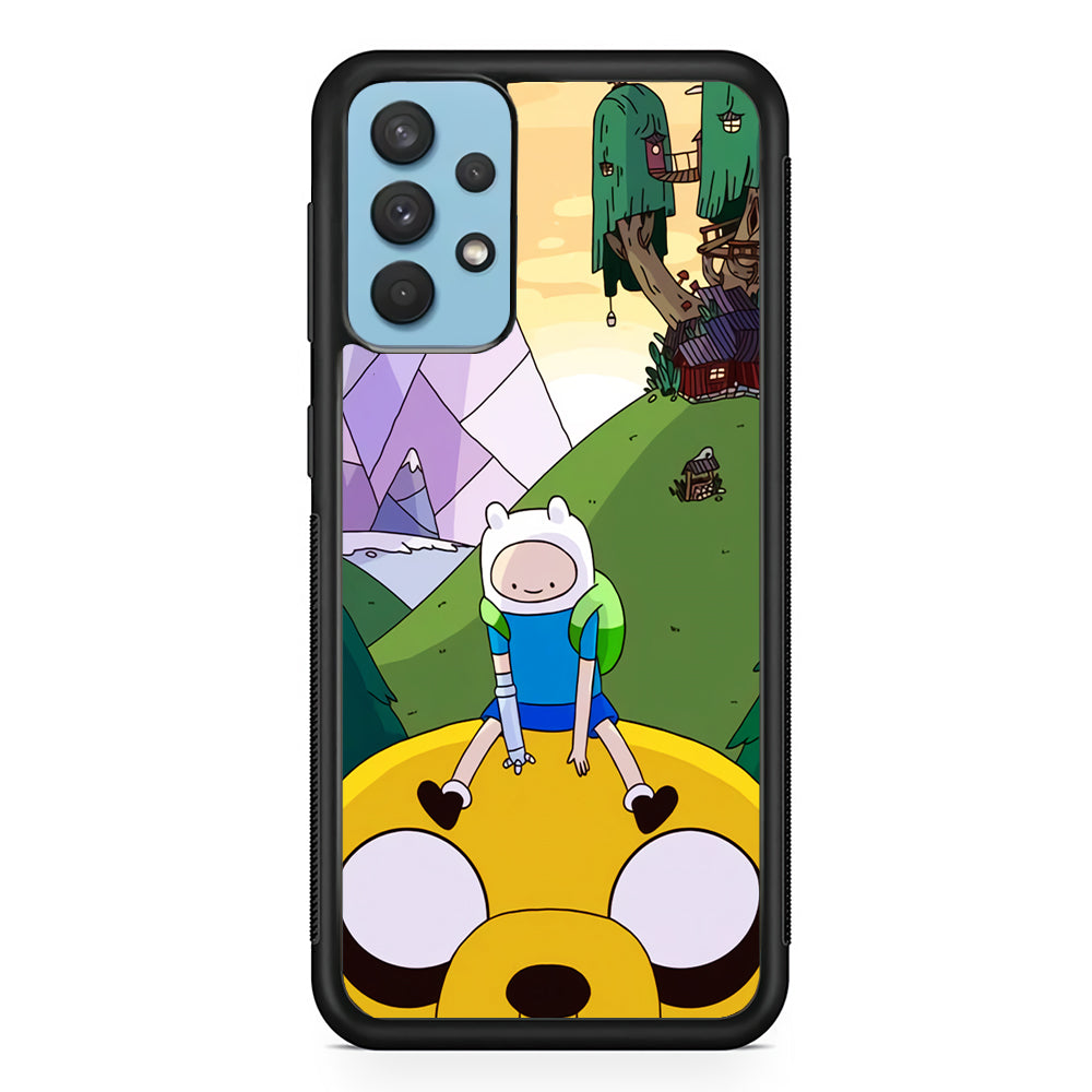 Fin And Jake Adventure Time Sad Moment Samsung Galaxy A32 Case