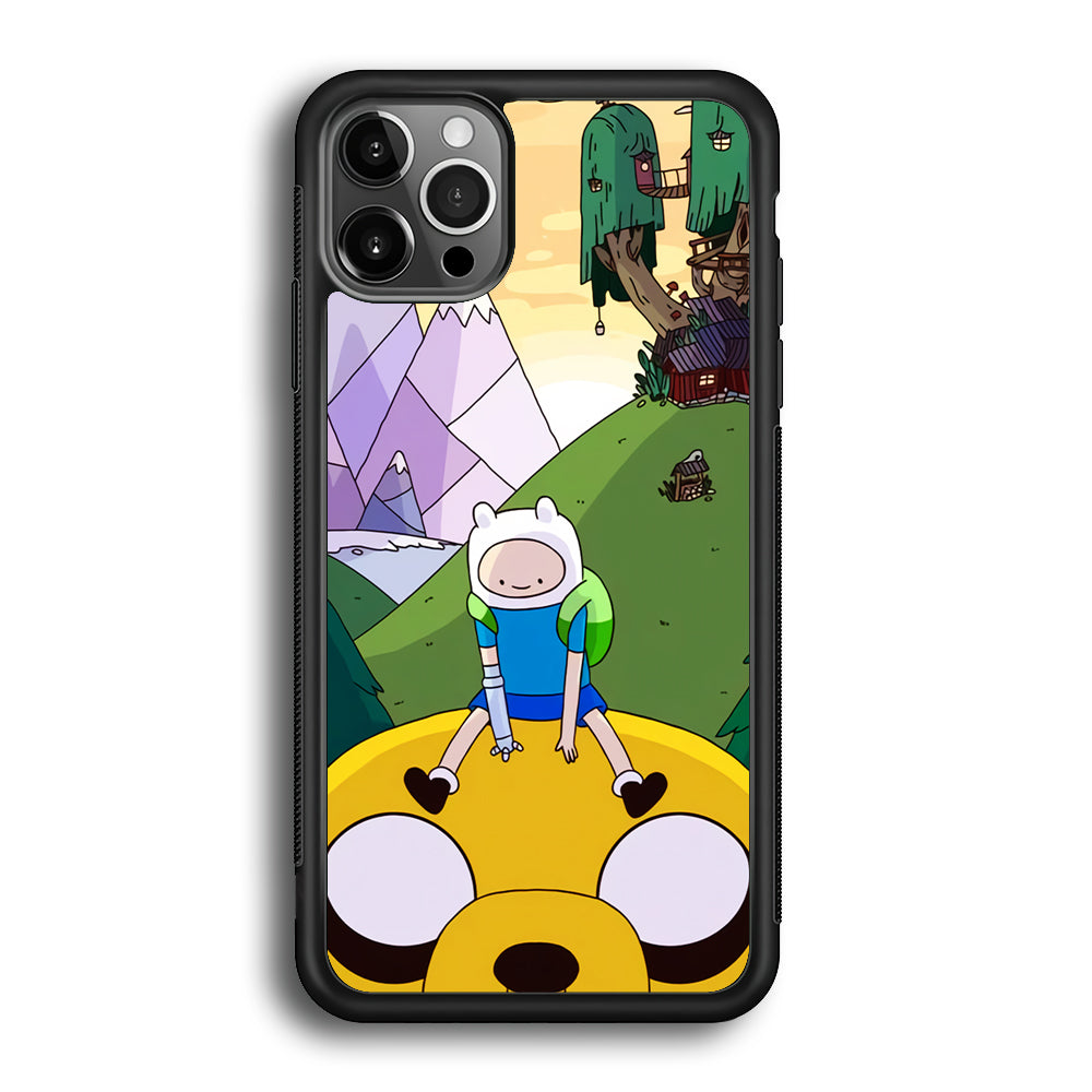 Fin And Jake Adventure Time Sad Moment iPhone 12 Pro Max Case