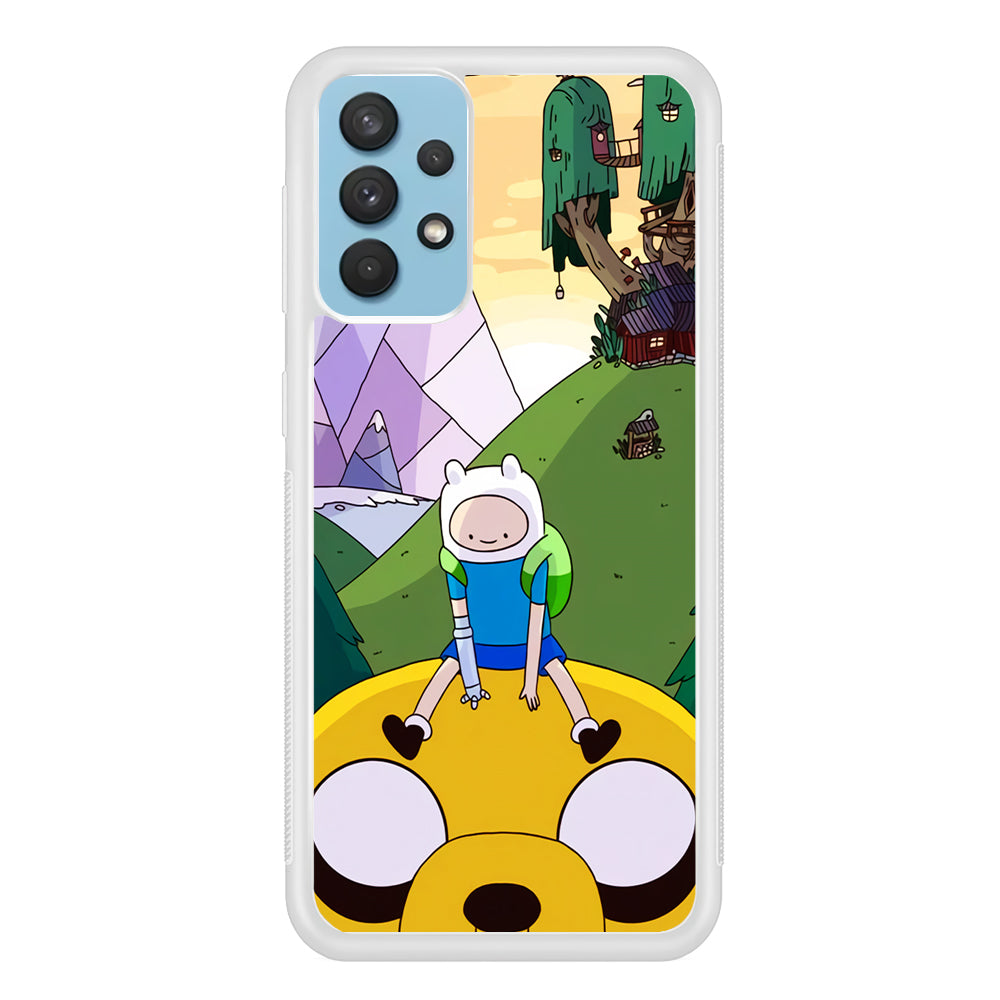 Fin And Jake Adventure Time Sad Moment Samsung Galaxy A32 Case
