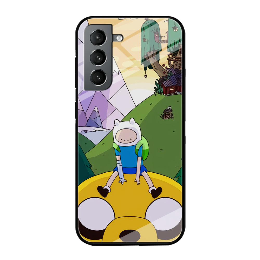 Fin And Jake Adventure Time Sad Moment Samsung Galaxy S21 Case