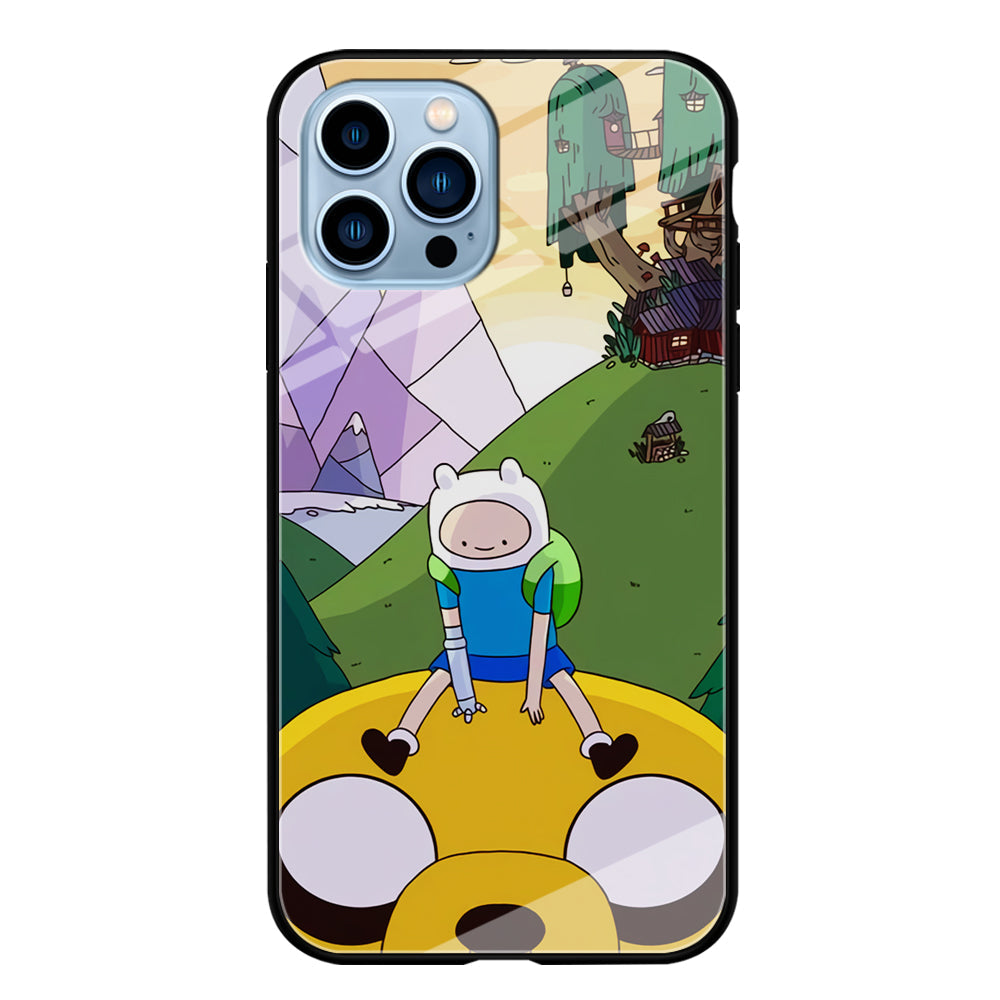 Fin And Jake Adventure Time Sad Moment iPhone 14 Pro Case
