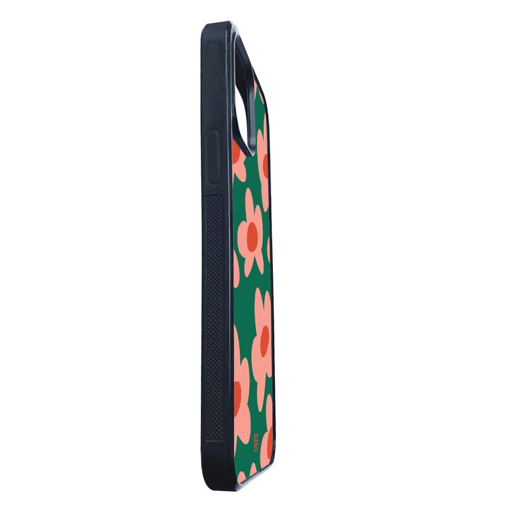 Flowers Blooming Light among Dark Green Magsafe iPhone Case