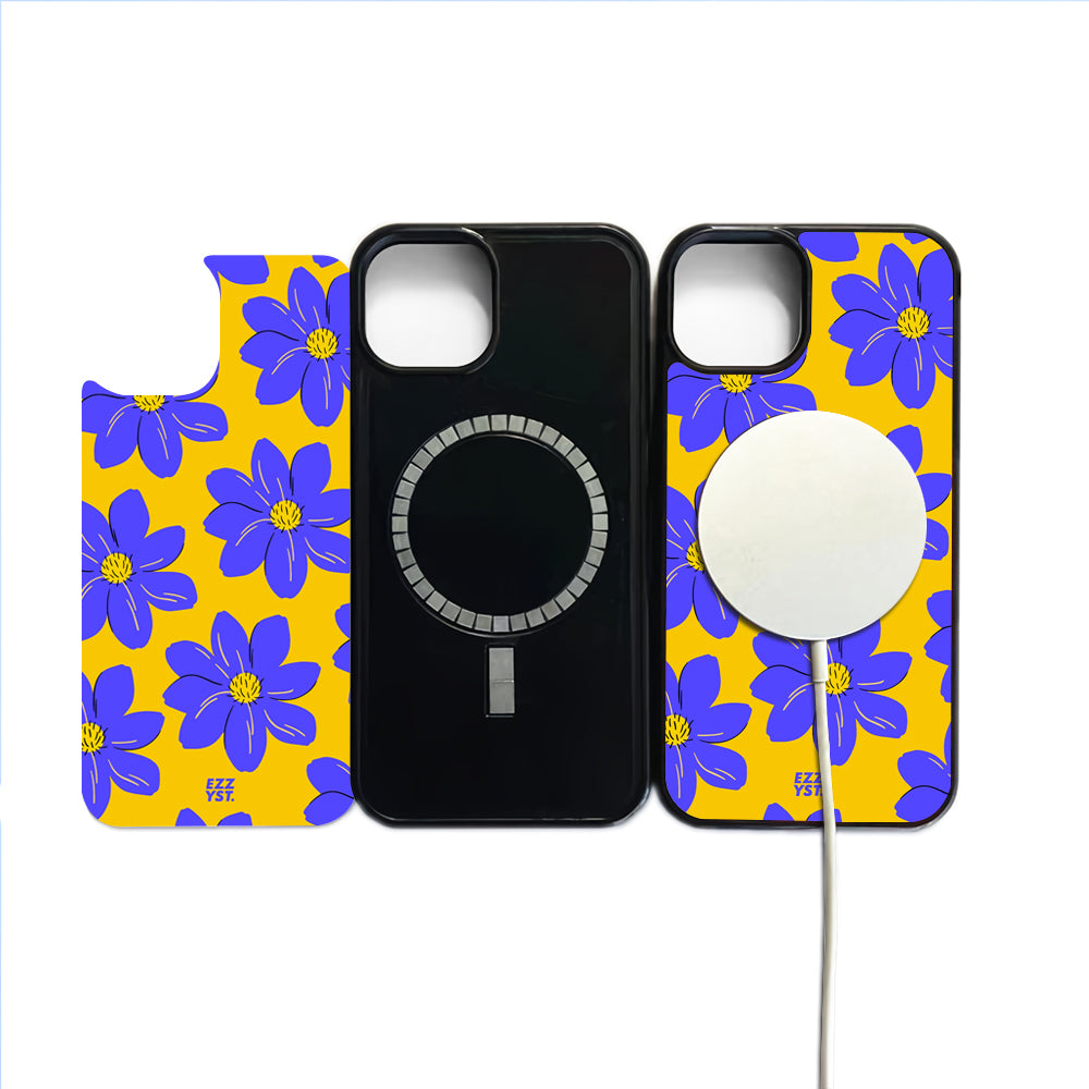 Flowers Blooming Sun and Ocean Magsafe iPhone Case