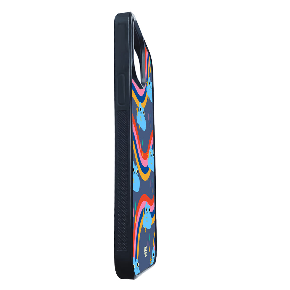 Flowing Rainbow Clouds that Bring Rain Magsafe iPhone Case
