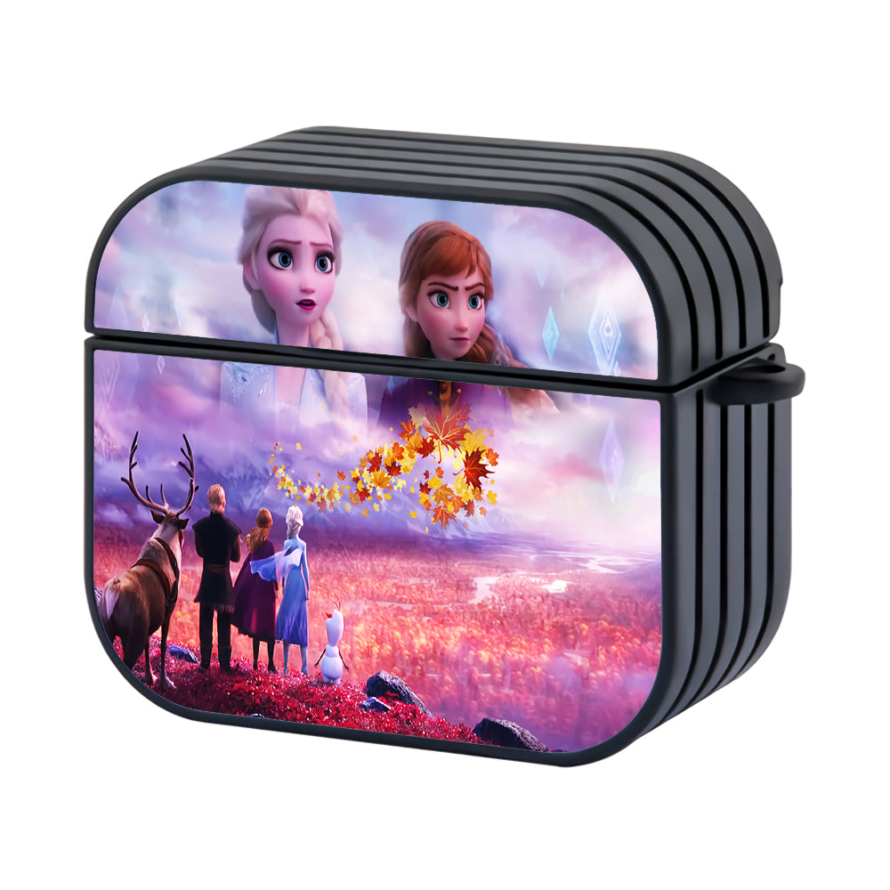 Frozen 2 Elsa and Anna Hard Plastic Case Cover For Apple Airpods 3