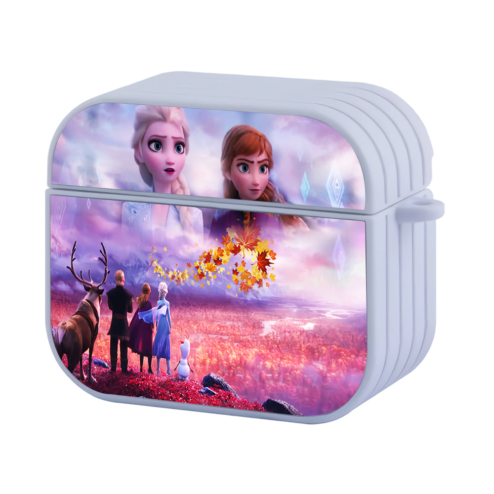 Frozen 2 Elsa and Anna Hard Plastic Case Cover For Apple Airpods 3