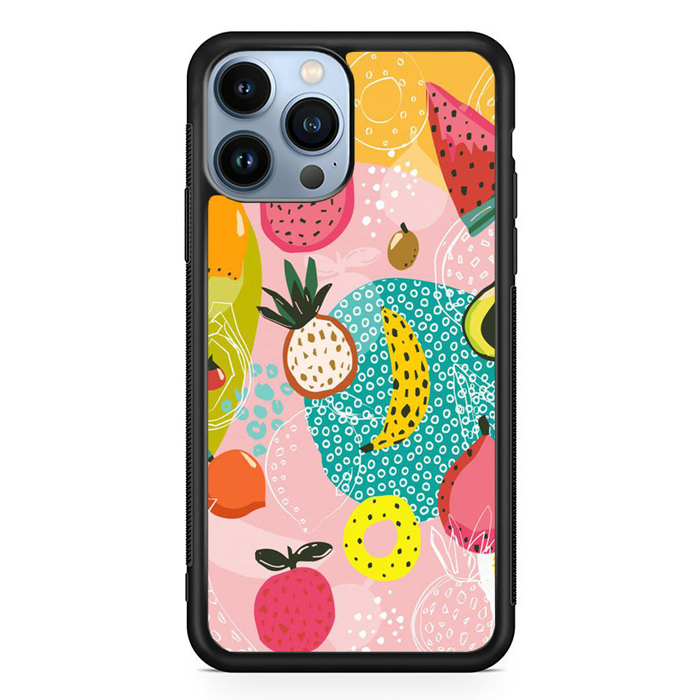 Fruit Mix Dessert iPhone 14 Pro Max Case