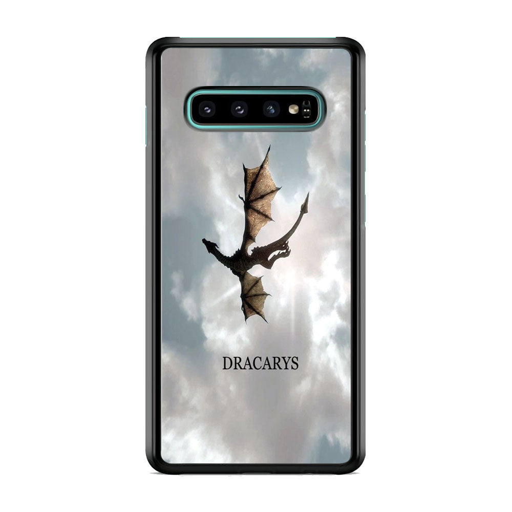 Game Of Thrones Dracarys Dragon Flying In The Sky Samsung Galaxy S10 Plus Case