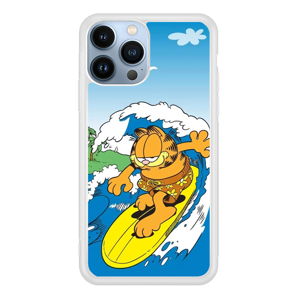 Garfield Surfing iPhone 15 Pro Max Case