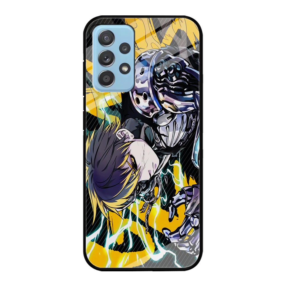 Genos One Punch Man Battle Mode Samsung Galaxy A52 Case
