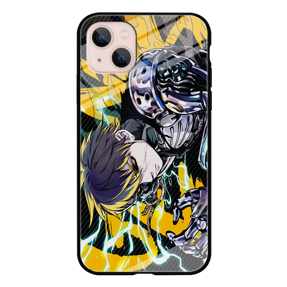 Genos One Punch Man Battle Mode iPhone 14 Plus Case