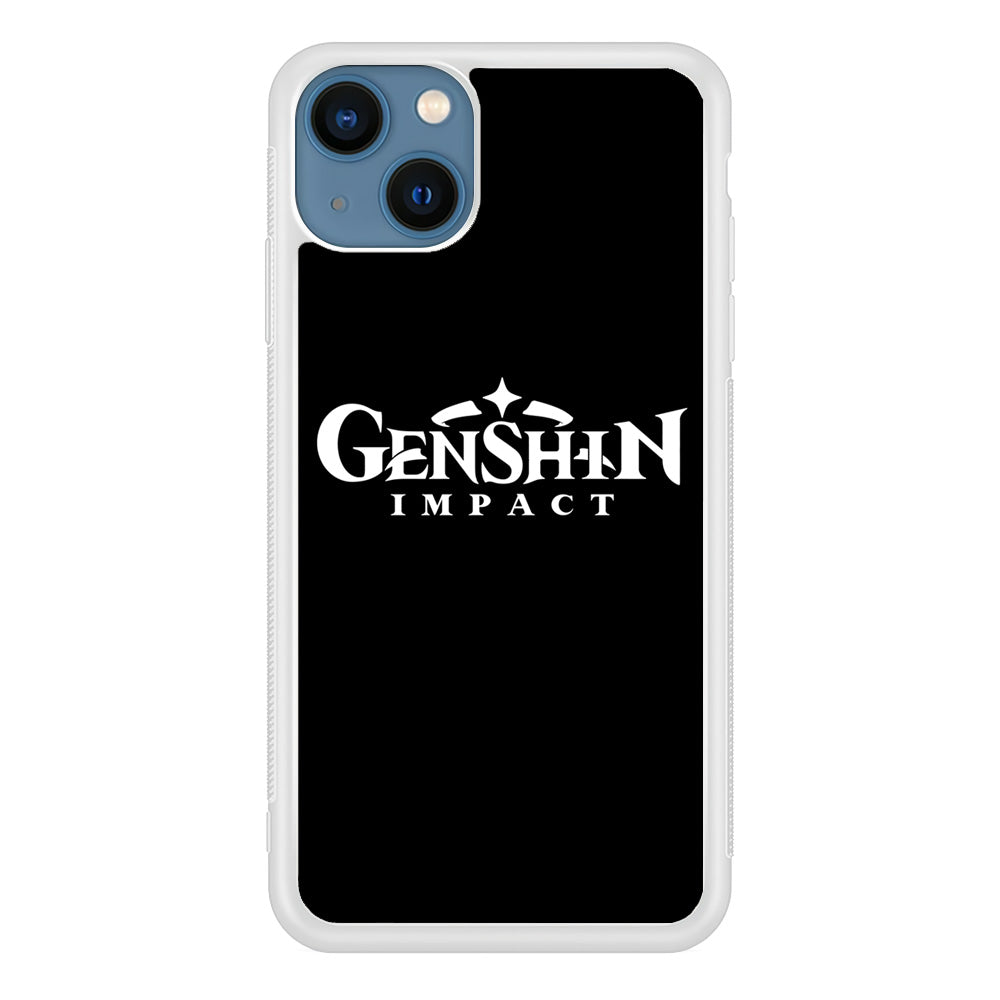 Genshin Impact Logo Black iPhone 15 Plus Case