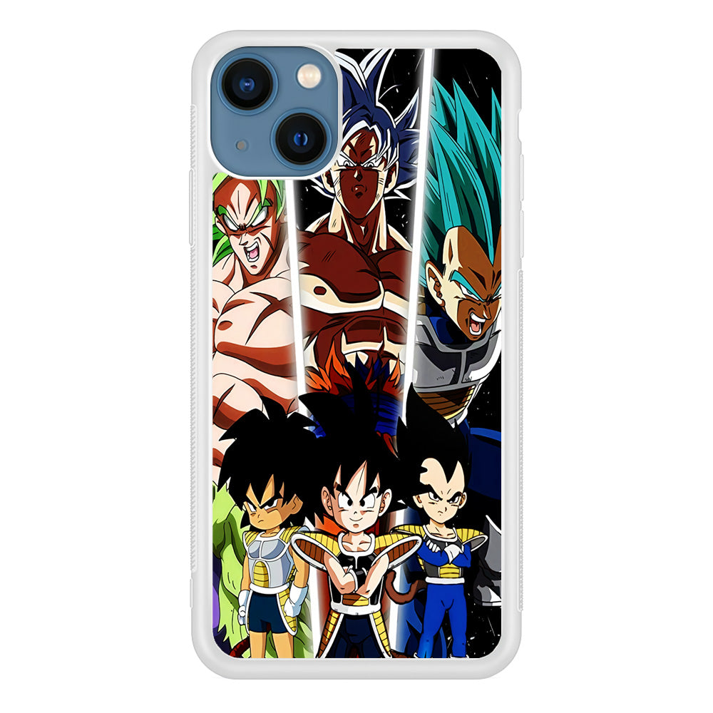 Goku And Brother Transformation iPhone 14 Plus Case
