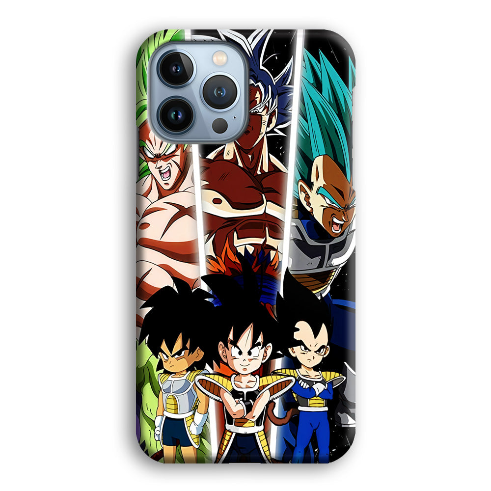 Goku And Brother Transformation iPhone 14 Pro Case