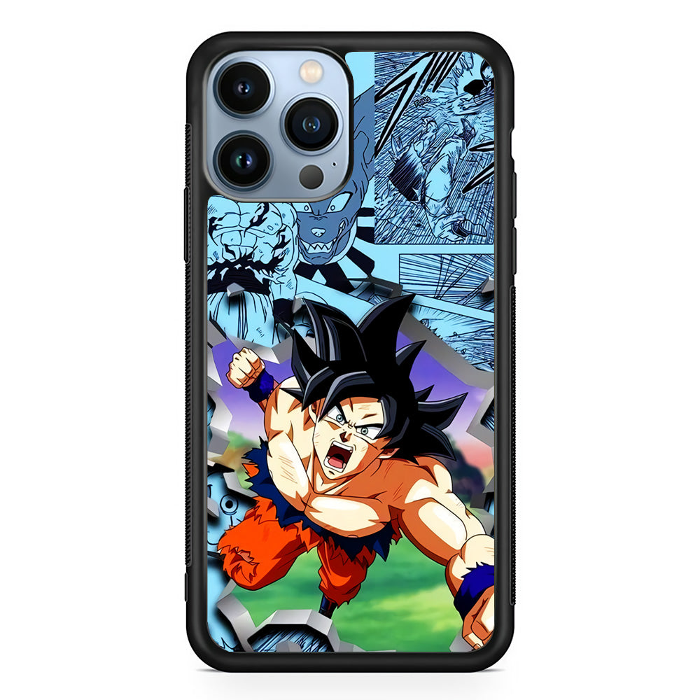 Goku Comic Power iPhone 15 Pro Max Case