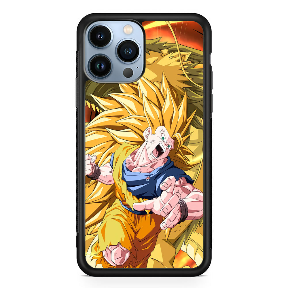 Goku Saiyan Dragon iPhone 15 Pro Case
