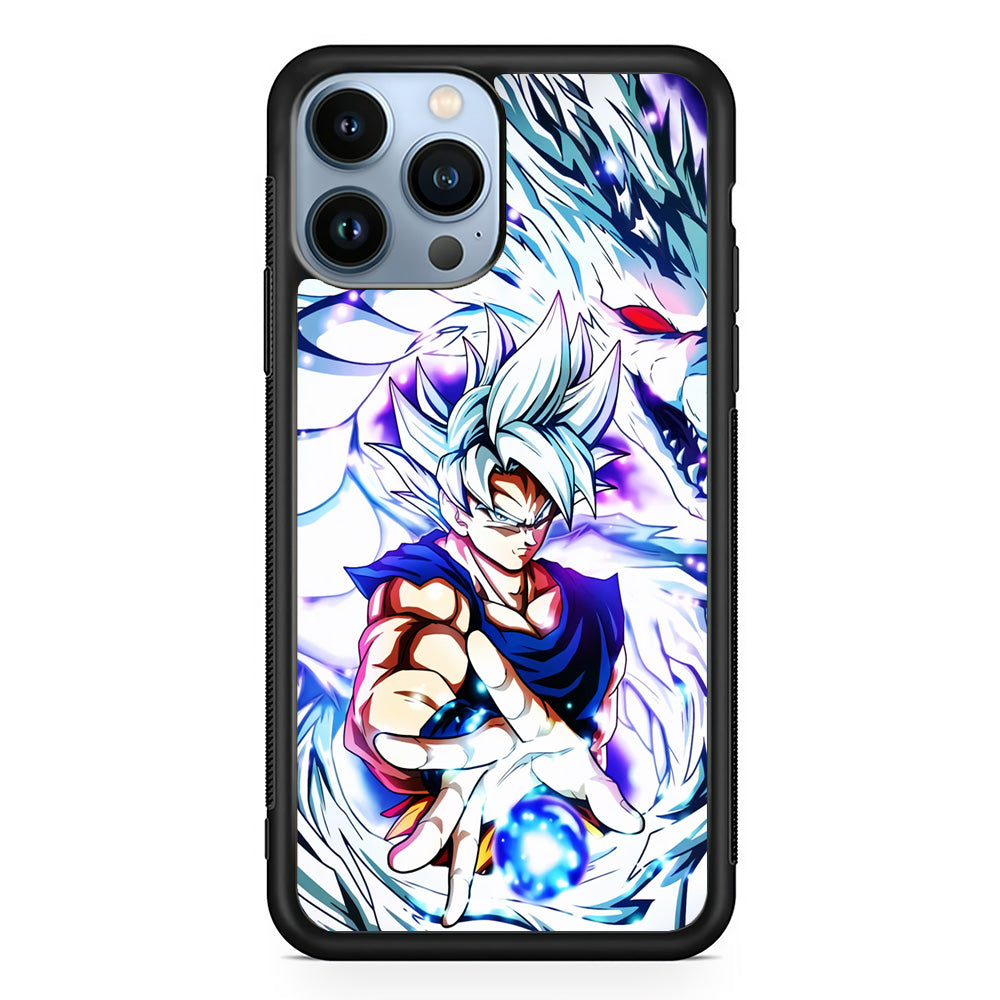 Goku X White Dragon iPhone 14 Pro Case