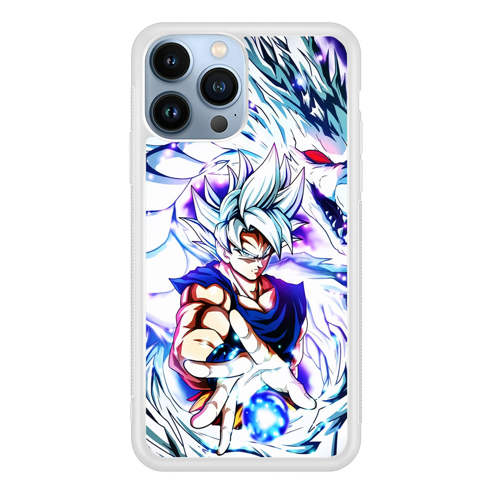 Goku X White Dragon iPhone 14 Pro Case