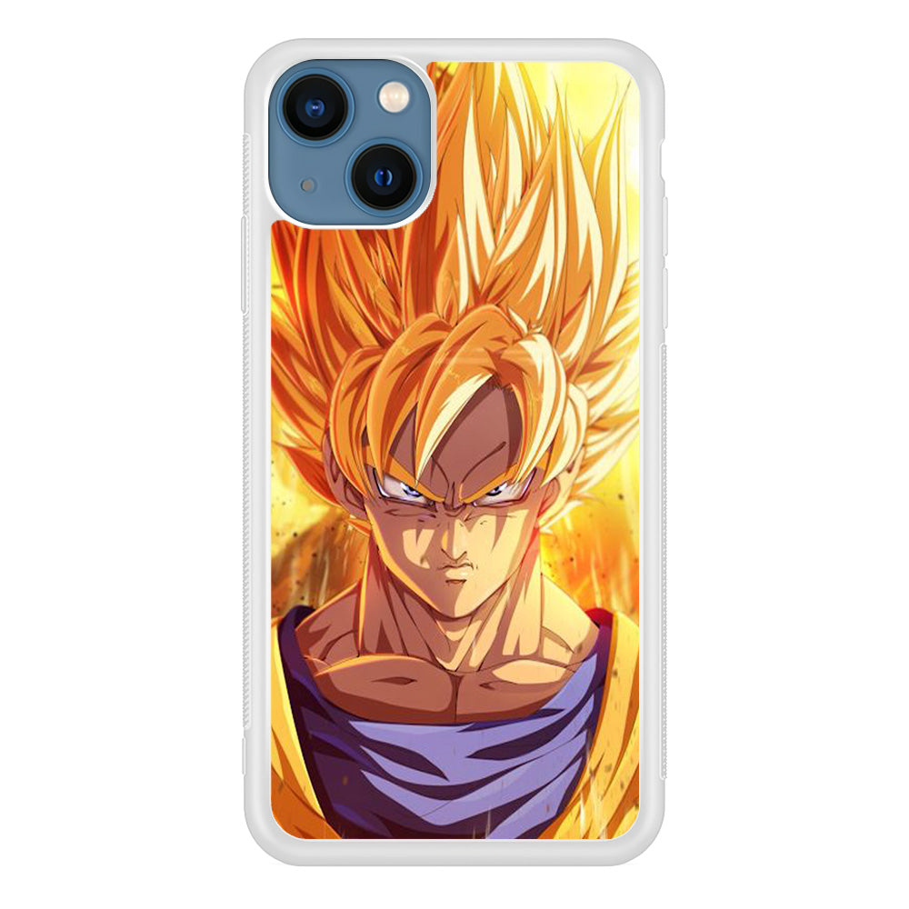 Goku Yellow Super Saiyan iPhone 14 Plus Case