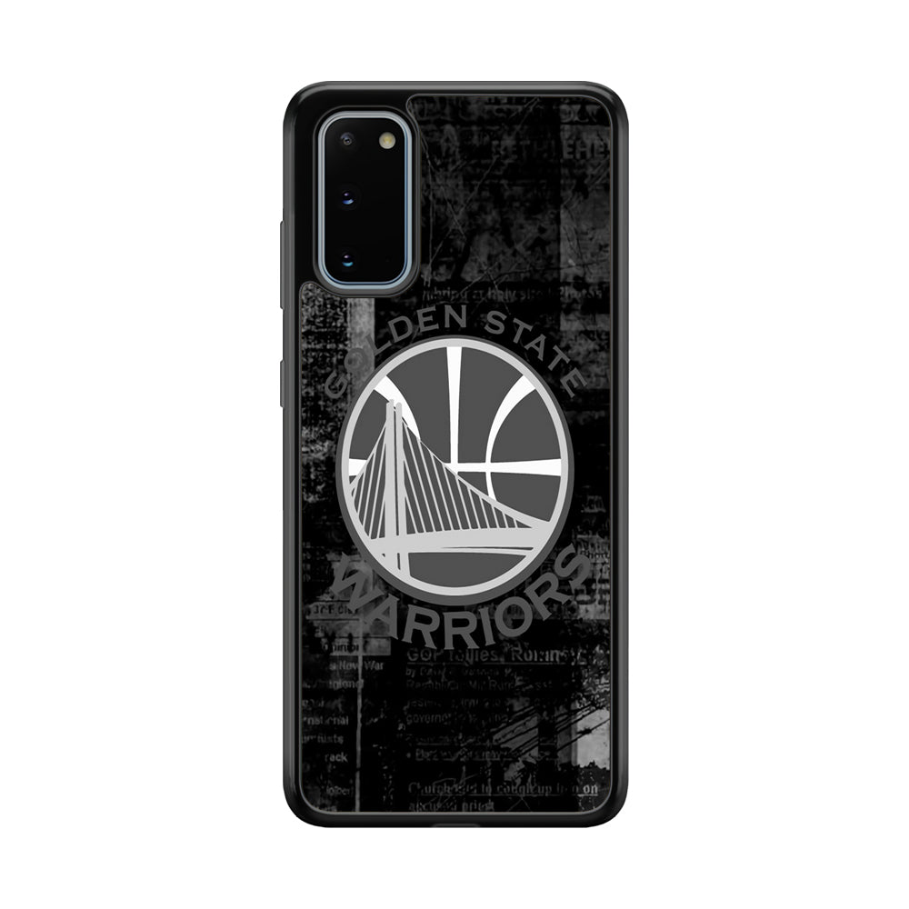Golden State Warriors Grey Word Abstract Samsung Galaxy S20 Case