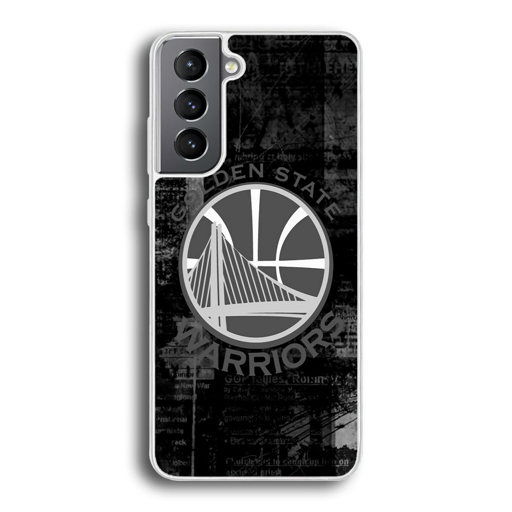 Golden State Warriors Grey Word Abstract Samsung Galaxy S21 Case