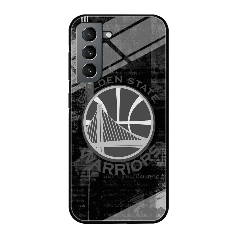 Golden State Warriors Grey Word Abstract Samsung Galaxy S21 Case