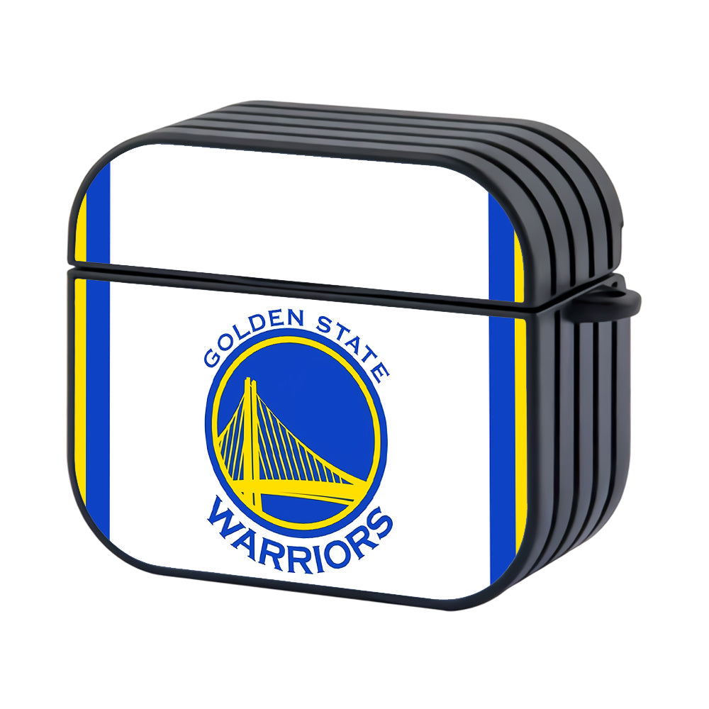 Golden State Warriors White Costume Hard Plastic Case Cover For Apple Airpods 4 - Ezzystore