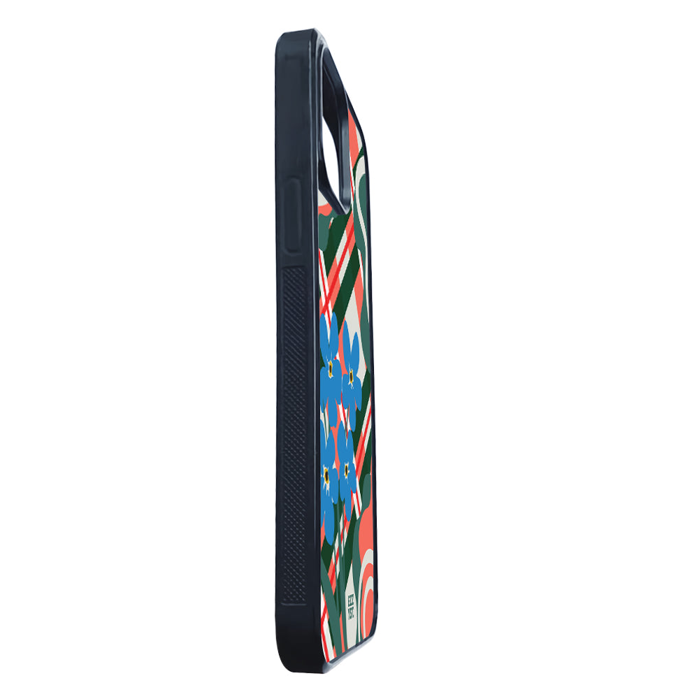 Grasped Tablecloth Bright Orange Magsafe iPhone Case