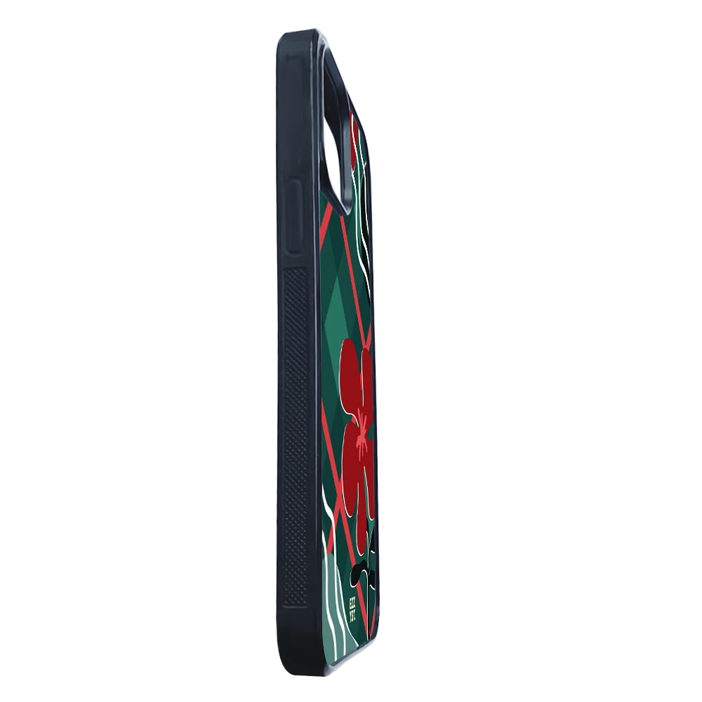 Grasped Tablecloth Fading Green Magsafe iPhone Case