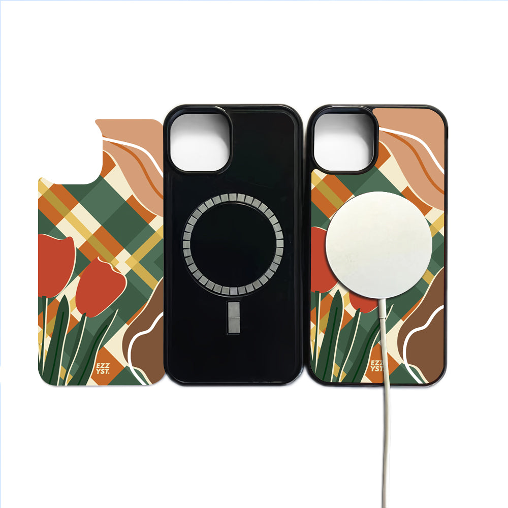 Grasped Tablecloth Yellow Light Magsafe iPhone Case